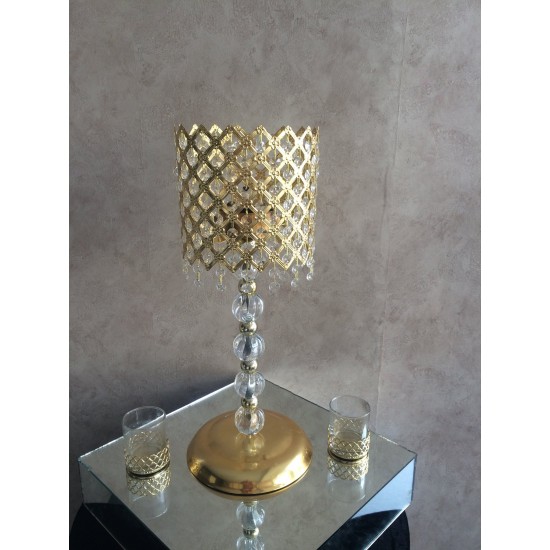 Gold Tek Kollu Şamdan